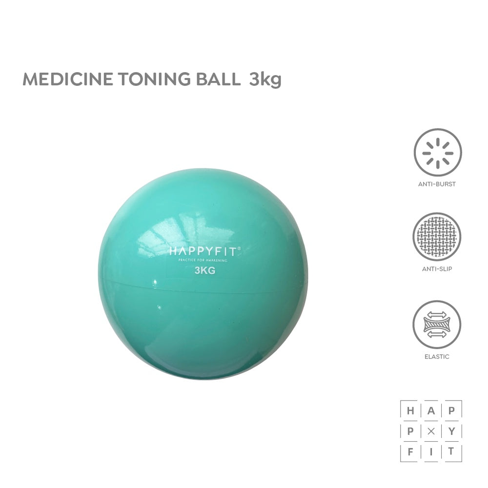 HAPPYFIT Medicine Toning Ball 3 Kg