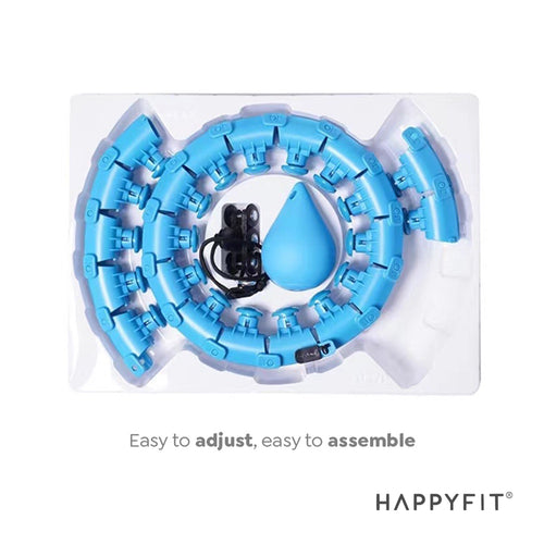 HAPPYFIT 24 Knots Massage Hula Hoop