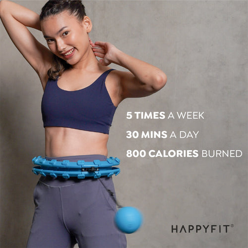 HAPPYFIT 24 Knots Massage Hula Hoop