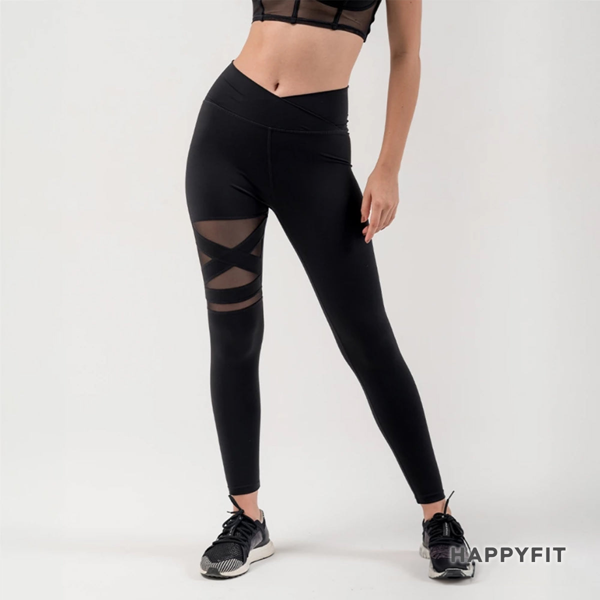 HAPPYFIT Allure Mesh Leggings High Waist