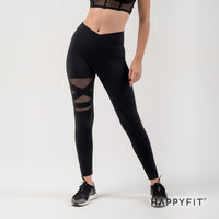 HAPPYFIT Allure Mesh Leggings High Waist