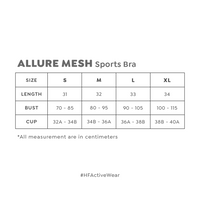 HAPPYFIT Allure Mesh Sports Bra