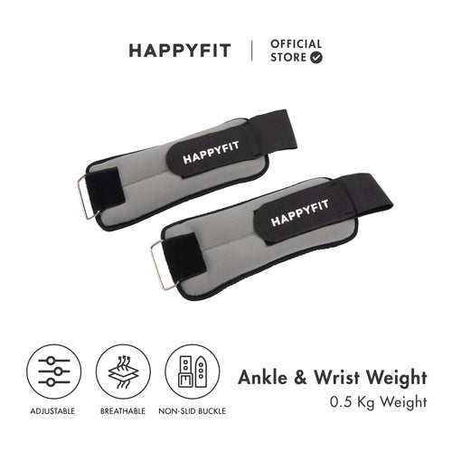 HAPPYFIT Ankle & Wrist Weights 0,5 Kg (2 Pcs)