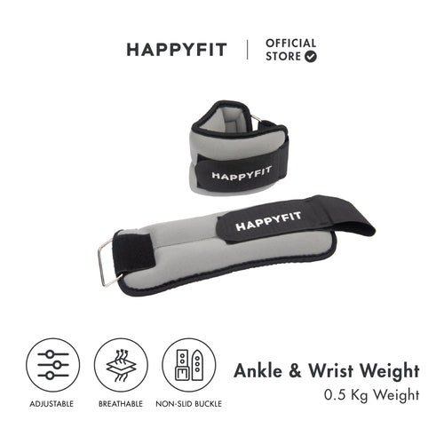 HAPPYFIT Ankle & Wrist Weights 0,5 Kg (2 Pcs)
