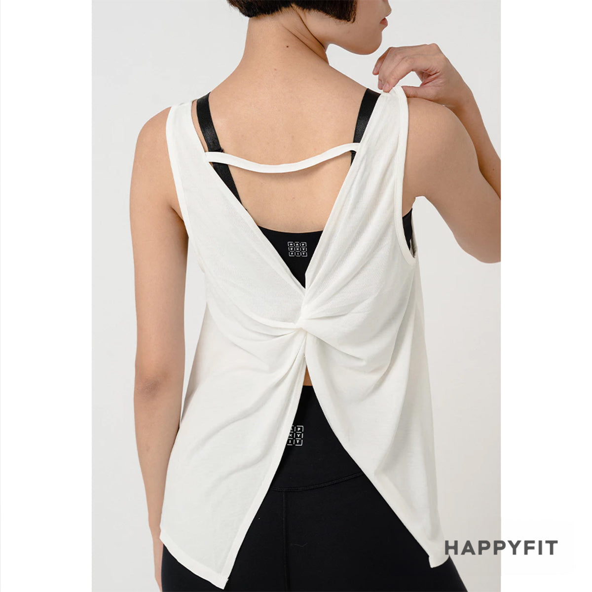HAPPYFIT Back Tied Tank Top
