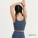 HAPPYFIT Pleated Sports Bra