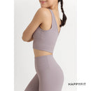 HAPPYFIT Pleated Sports Bra