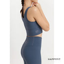 HAPPYFIT Pleated Sports Bra