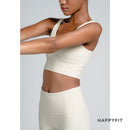 HAPPYFIT Pleated Sports Bra