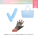 Bundle Active 2 Weight Bar 1 kg (Ice) + Fitness Gloves Low (Grey) + Tote Bag (Blue)