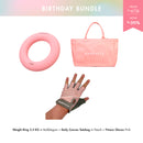 Bundle Active Weight Ring 2,5 kg (Bubblegum) + Fitness Gloves Low (Pink) + Tote Bag (Peach)