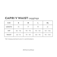 HAPPYFIT Leggings Capri V Waist