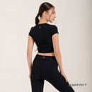 HAPPYFIT Crop Top Ribbed
