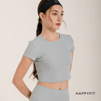 HAPPYFIT Crop Top Ribbed