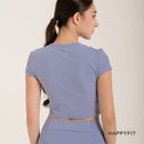 HAPPYFIT Crop Top Ribbed