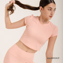 HAPPYFIT Crop Top Ribbed