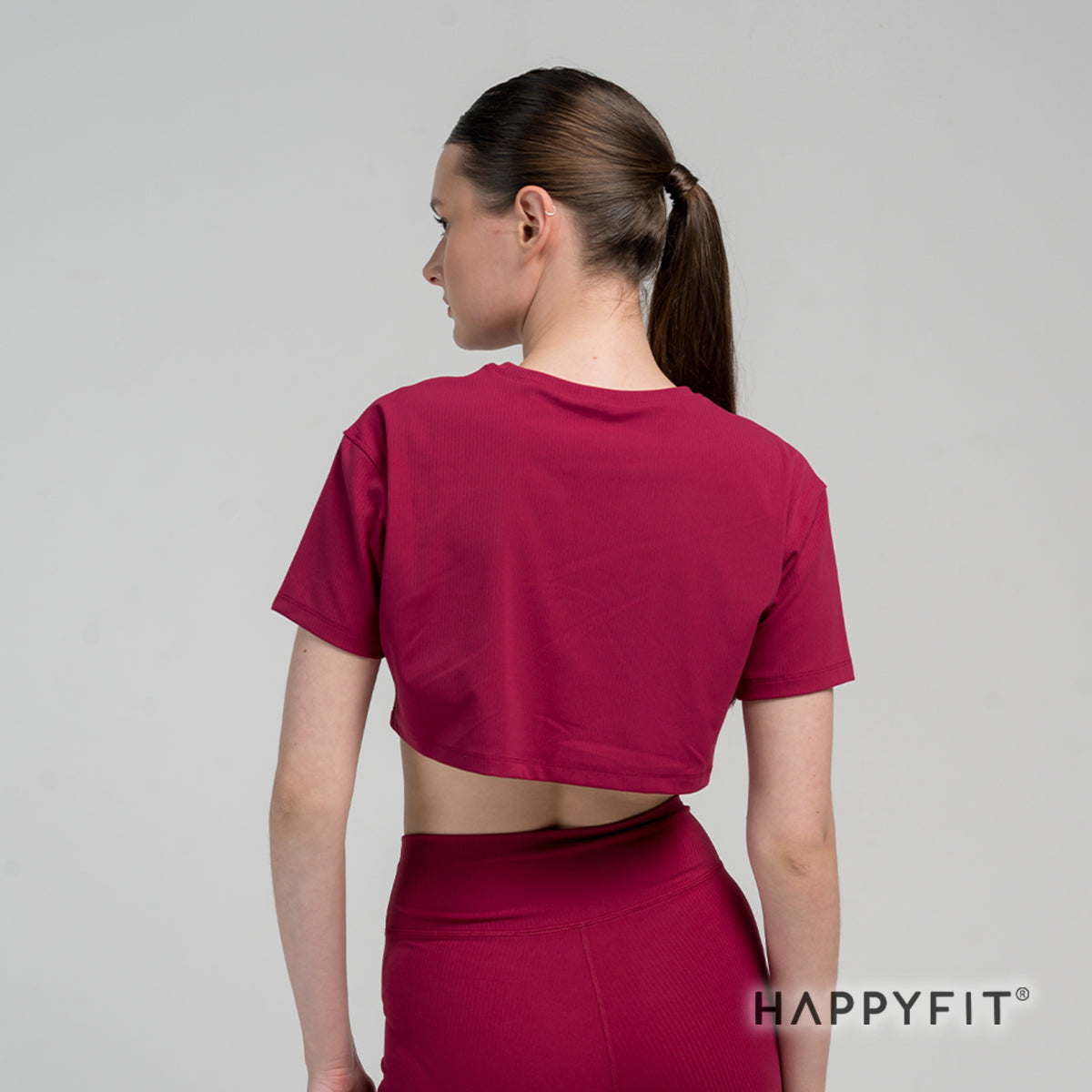 HAPPYFIT - Day to Day Cropped Tee