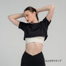 HAPPYFIT - Day to Day Cropped Tee