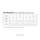 HAPPYFIT Dynamic One Shoulder Sports Bra / Bra Olahraga