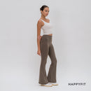 HAPPYFIT Flared Free Size Yoga Pants