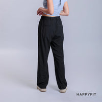 HAPPYFIT Flowy High Waist Trouser Pants