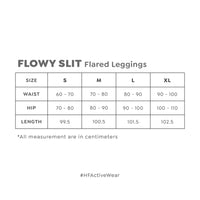 HAPPYFIT Flared Slit Leggings