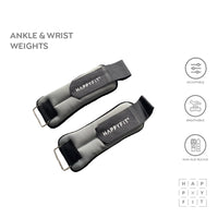 HAPPYFIT Ankle & Wrist Weights 0,5 Kg (2 Pcs) HAPPYFIT