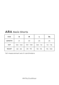 HAPPYFIT Ara Basic Shorts HAPPYFIT