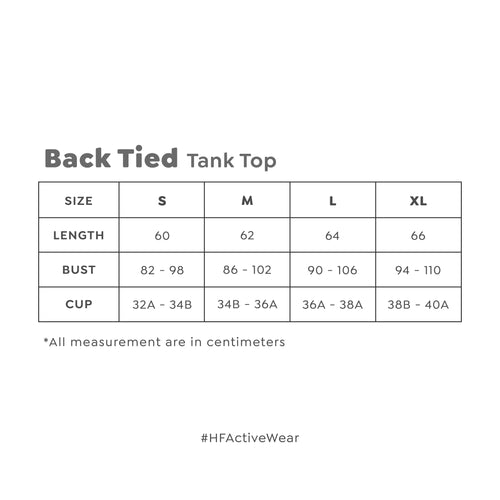 HAPPYFIT Back Tied Tank Top HAPPYFIT