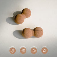 HAPPYFIT Cork Peanut Massage Ball HAPPYFIT