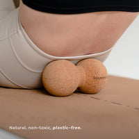 HAPPYFIT Cork Peanut Massage Ball HAPPYFIT