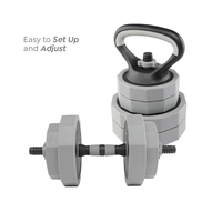 HAPPYFIT Dumbbell & Kettlebell Adjustable Set 7,5 Kg HAPPYFIT