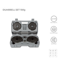 HAPPYFIT Dumbbell Set 15 Kg HAPPYFIT