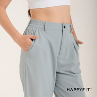 HAPPYFIT Flowy High Waist Trouser Pants HAPPYFIT