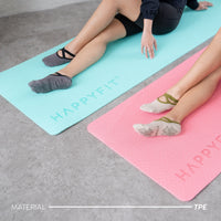 HAPPYFIT [Free Strap] Yoga Mat Tpe Eco Friendly 6mm HAPPYFIT