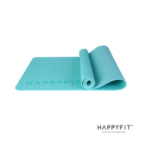 HAPPYFIT [Free Strap] Yoga Mat Tpe Eco Friendly 6mm HAPPYFIT