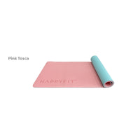 HAPPYFIT [Free Strap] Yoga Mat Tpe Eco Friendly 6mm HAPPYFIT