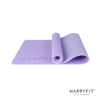 HAPPYFIT [Free Strap] Yoga Mat Tpe Eco Friendly 6mm HAPPYFIT