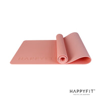 HAPPYFIT [Free Strap] Yoga Mat Tpe Eco Friendly 6mm HAPPYFIT