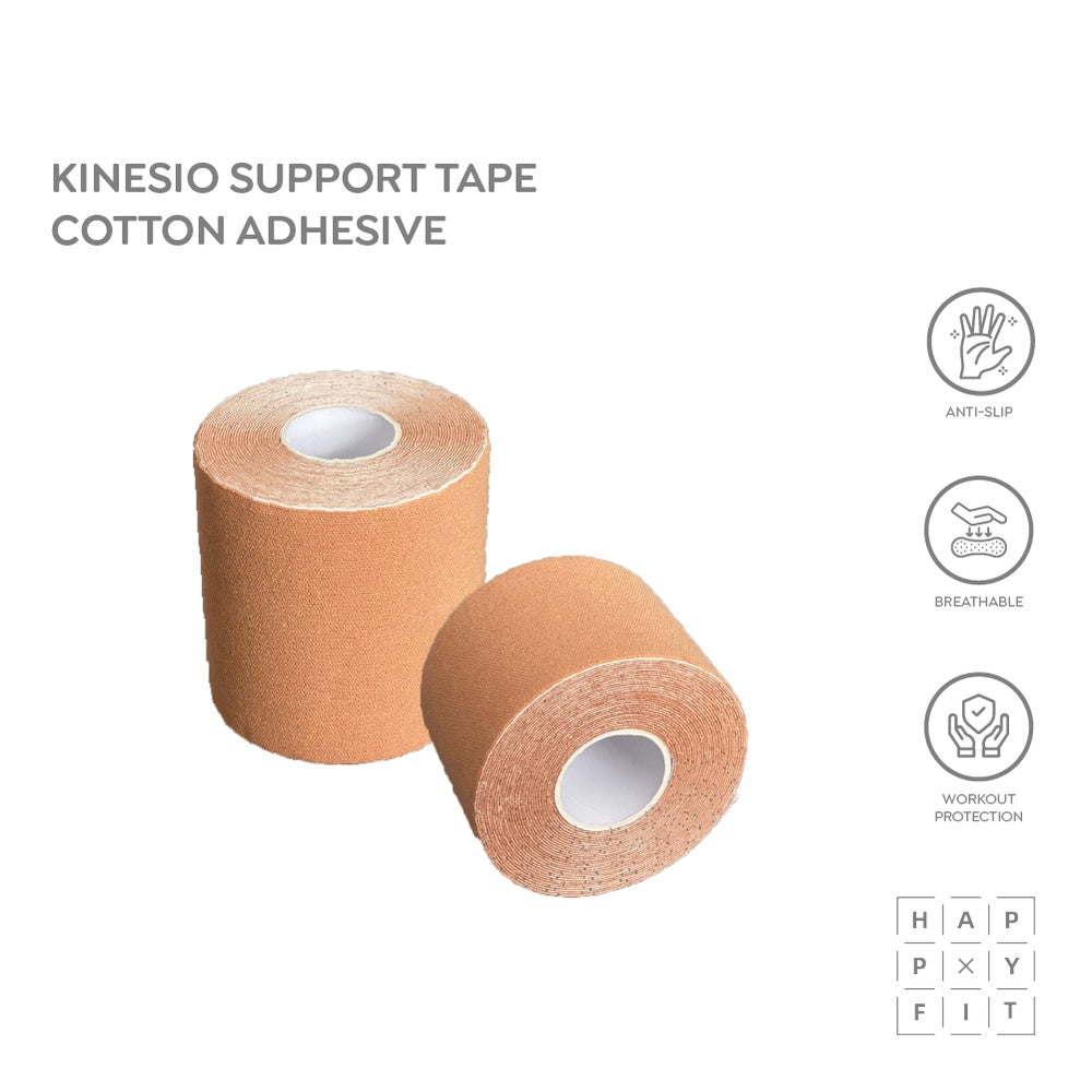 HAPPYFIT Kinesio Support Tape Cotton Coffee