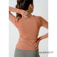 HAPPYFIT Long Sleeve Run Sports Top HAPPYFIT