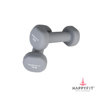 HAPPYFIT Neoprene Dumbbell 1 Kg (2 Pcs) HAPPYFIT