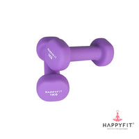 HAPPYFIT Neoprene Dumbbell 1 Kg (2 Pcs) HAPPYFIT