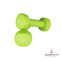 HAPPYFIT Neoprene Dumbbell 2 Kg (2 Pcs)