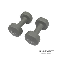 HAPPYFIT Neoprene Dumbbell 5 Kg (2 Pcs) HAPPYFIT