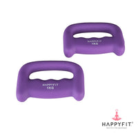 HAPPYFIT Neoprene Hand Dumbbell 1 Kg (2 Pcs) HAPPYFIT