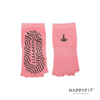 HAPPYFIT Open Finger Yoga Socks Flower HAPPYFIT