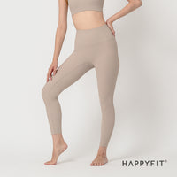 HAPPYFIT Pleated High Waist Leggings HAPPYFIT