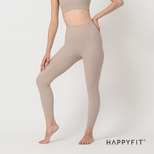 HAPPYFIT Pleated High Waist Leggings HAPPYFIT