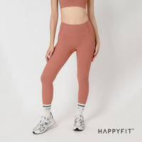 HAPPYFIT Pleated High Waist Leggings HAPPYFIT